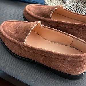 Jcrew Tan Suede Leather Loafers
